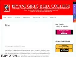 Sites similar to biyanigirlscollege.com