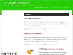 Sites similar to biyolojidersnotlari.com