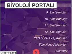 Sites similar to biyolojiportali.com