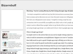 Sites similar to bizarrebuff.blogspot.com