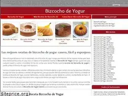 Sites similar to bizcochodeyogur.es