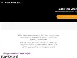 Sites similar to bizcounsel.com