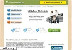 Sites similar to biztositaskotelezo.hu