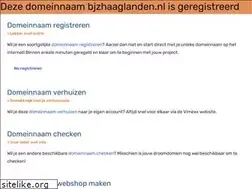 Sites similar to bjzhaaglanden.nl