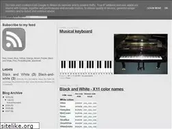 Sites similar to black-and-white-colors.blogspot.com