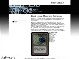 Sites similar to black-lotus.nl