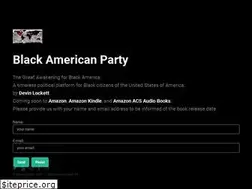 Sites similar to blackamericanparty.com