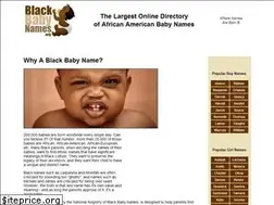 Sites similar to blackbabynames.org
