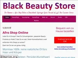 Sites similar to blackbeautystore.de