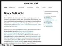 Sites similar to blackbeltwiki.com
