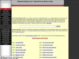 Sites similar to blackberrystocks.com