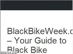 Sites similar to blackbikeweek.com