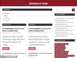 Sites similar to blackboard-guide.com