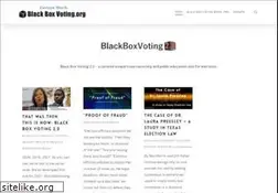 Sites similar to blackboxvoting.org