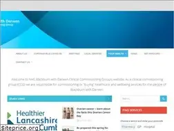 Sites similar to blackburnwithdarwenccg.nhs.uk