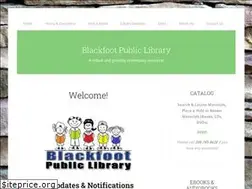 Sites similar to blackfootlibrary.org
