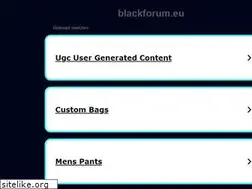 Sites similar to blackforum.eu