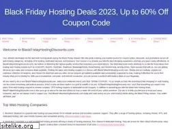 Sites similar to blackfridayhostingdiscounts.com