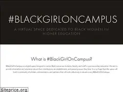 Sites similar to blackgirloncampus.com