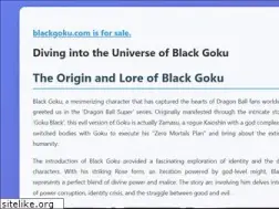Sites similar to blackgoku.com