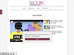 Sites similar to blackhairinformation.com