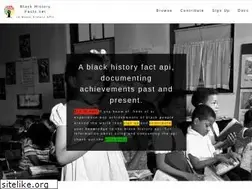 Sites similar to blackhistoryapi.io