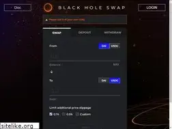 Sites similar to blackholeswap.com