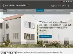 Sites similar to blacklabelimmobilien.de