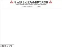 Sites similar to blacklistalert.org