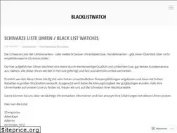 Sites similar to blacklistwatch.wordpress.com