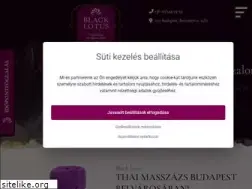 Sites similar to blacklotusmasszazs.hu