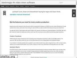 Sites similar to blackmagic4kmixer.blogspot.com