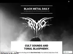 Sites similar to blackmetaldaily.wordpress.com