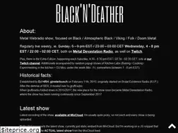 Sites similar to blackndeather.net