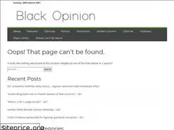 Sites similar to blackopinion.co.za