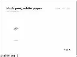 Sites similar to blackpenwhitepaper.com