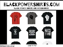 Sites similar to blackpowershirts.com