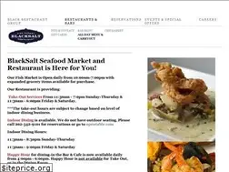 Sites similar to blacksaltrestaurant.com