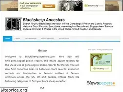 Sites similar to blacksheepancestors.com