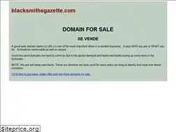 Sites similar to blacksmithsgazette.com