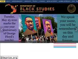 Sites similar to blackstudies.ucsb.edu