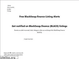 Sites similar to blackswap.finance