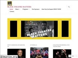 Sites similar to blacktheatrematters.org
