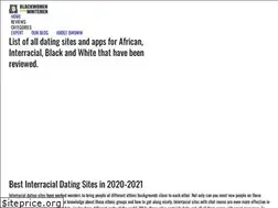 Sites similar to blackwomendatingwhitemen.biz