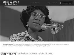 Sites similar to blackwomeninpolitics.com