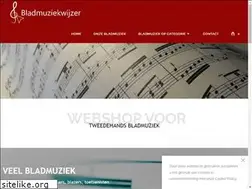 Sites similar to bladmuziekwijzer.nl