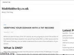 Sites similar to blahblahbecky.co.uk