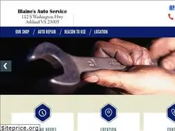 Sites similar to blainesautoservice.com
