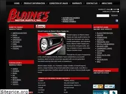 Sites similar to blainesmotorsupply.com
