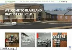 Sites similar to blairlandbaptist.org
